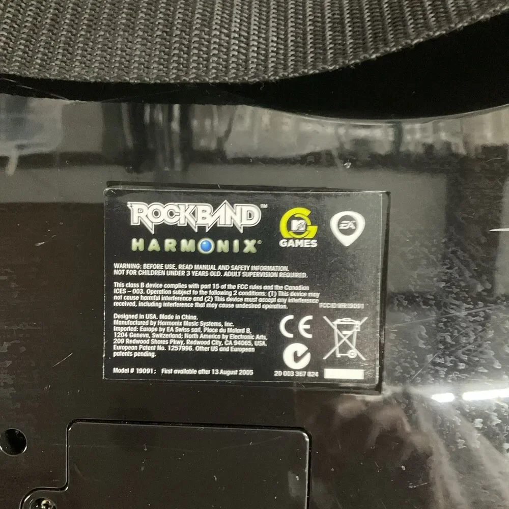 Rockband Harmonix Fender Stratocaster Xbox No Dongle